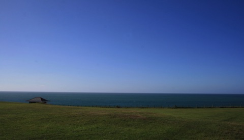 View across Barrowlands Newquay Cornwall